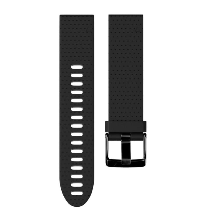 For Garmin QuickFit 20mm Kalebol Dot Texture Silicone Watch Band(Black) by Kalebol
