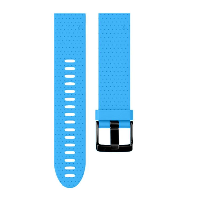 For Garmin QuickFit 20mm Kalebol Dot Texture Silicone Watch Band(Sky Blue) by Kalebol