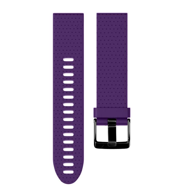 For Garmin QuickFit 20mm Kalebol Dot Texture Silicone Watch Band(Purple) by Kalebol