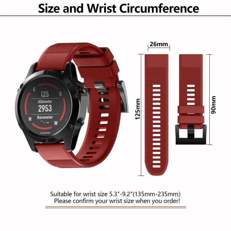 For Garmin QuickFit 22mm Kalebol Triangle Texture Silicone Watch Band(Teal) by Kalebol