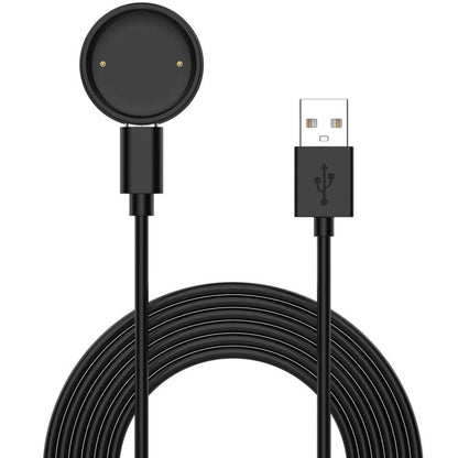 For Amazfit Bip 6 / Active 2 USB-C / Type-C Interface Adapter Split Smart Watch Charging Cable Set, Length: 1m(Black) by bashfashion