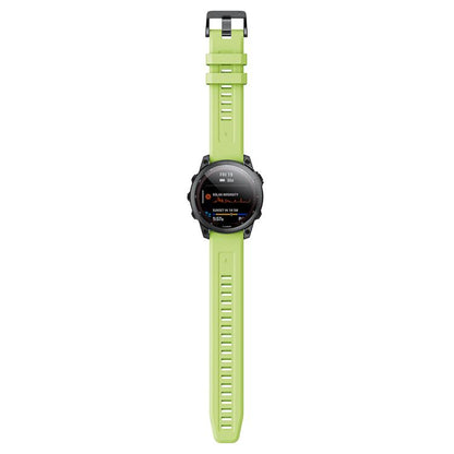 For Garmin QuickFit 20mm Kalebol Ladder Silicone Watch Band(Green) by Kalebol