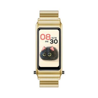 K80 1.57 inch Steel Band IP67 Earphone Detachable Smart Watch, Support Bluetooth Call(Gold) by bashfashion