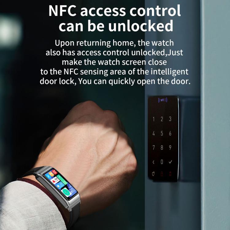 K80 1.57 inch Steel Band IP67 Earphone Detachable Smart Watch, Support Bluetooth Call(Gold) by bashfashion