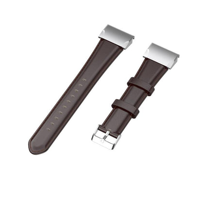 For Garmin QuickFit 22mm Kalebol Waxed Calfskin Leather Watch Band(Coffee) by Kalebol
