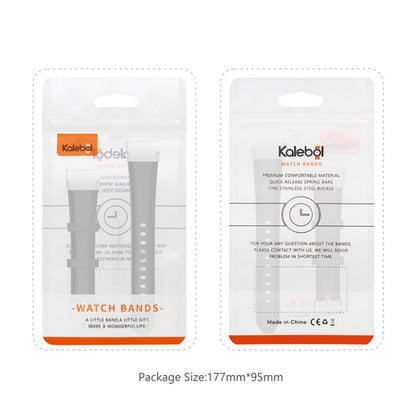 For Garmin QuickFit 22mm Kalebol Waxed Calfskin Leather Watch Band(Coffee) by Kalebol