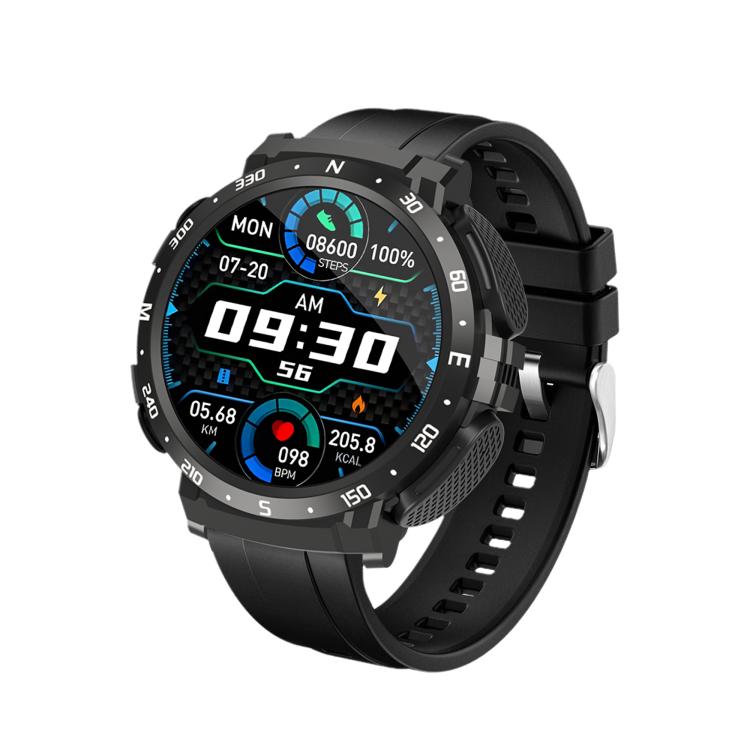 Q10 Dual-mode Bluetooth Headphones Smart Watch,1.52 inch, Support Bluetooth Call / Heart Rate(Black) by bashfashion