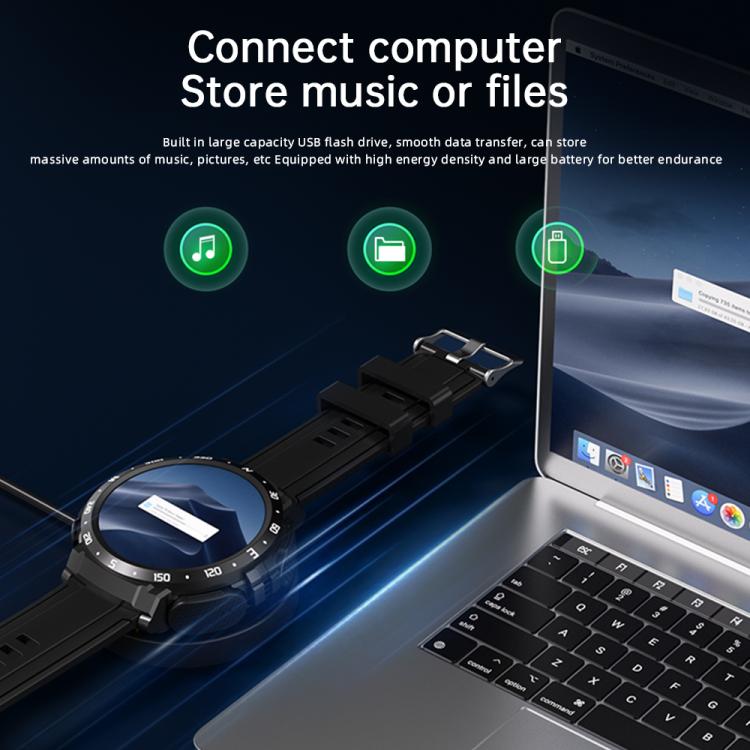 Q10 Dual-mode Bluetooth Headphones Smart Watch,1.52 inch, Support Bluetooth Call / Heart Rate(Black) by bashfashion