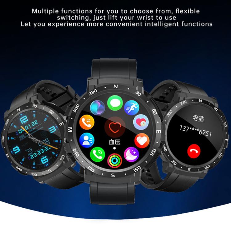 Q10 Dual-mode Bluetooth Headphones Smart Watch,1.52 inch, Support Bluetooth Call / Heart Rate(Black) by bashfashion