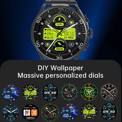 Q11 Dual-mode Bluetooth Headphones Smart Watch,1.58 inch, Support Bluetooth Call / Heart Rate(Black) by bashfashion