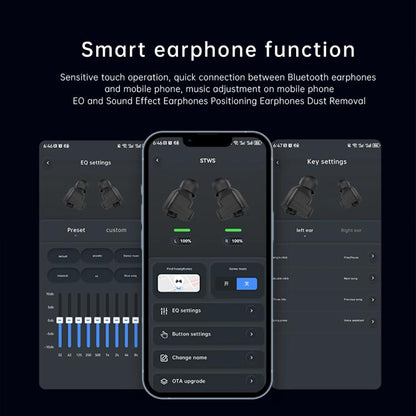 Q11 Dual-mode Bluetooth Headphones Smart Watch,1.58 inch, Support Bluetooth Call / Heart Rate(Black) by bashfashion