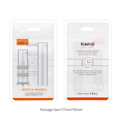 For Garmin QuickFit 22mm Kalebol Two-color Pin Silicone Watch Band(Orange Black) by Kalebol