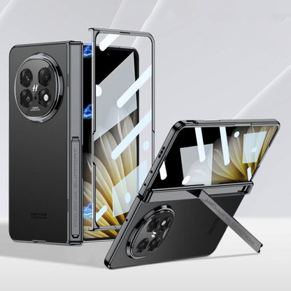 For OPPO Find N5 GKK Magnetic Fold Holder Hinge Film Integrated Phone Case(Black) by GKK