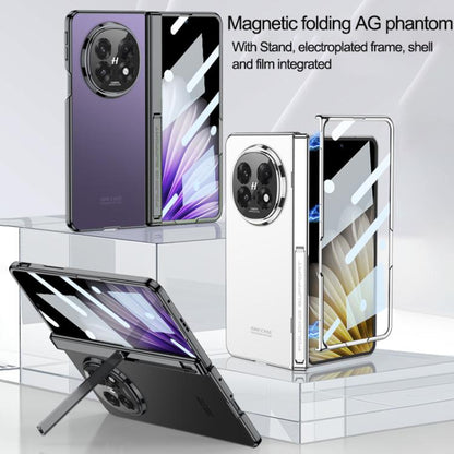 For OPPO Find N5 GKK Magnetic Fold Holder Hinge Film Integrated Phone Case(Black) by GKK