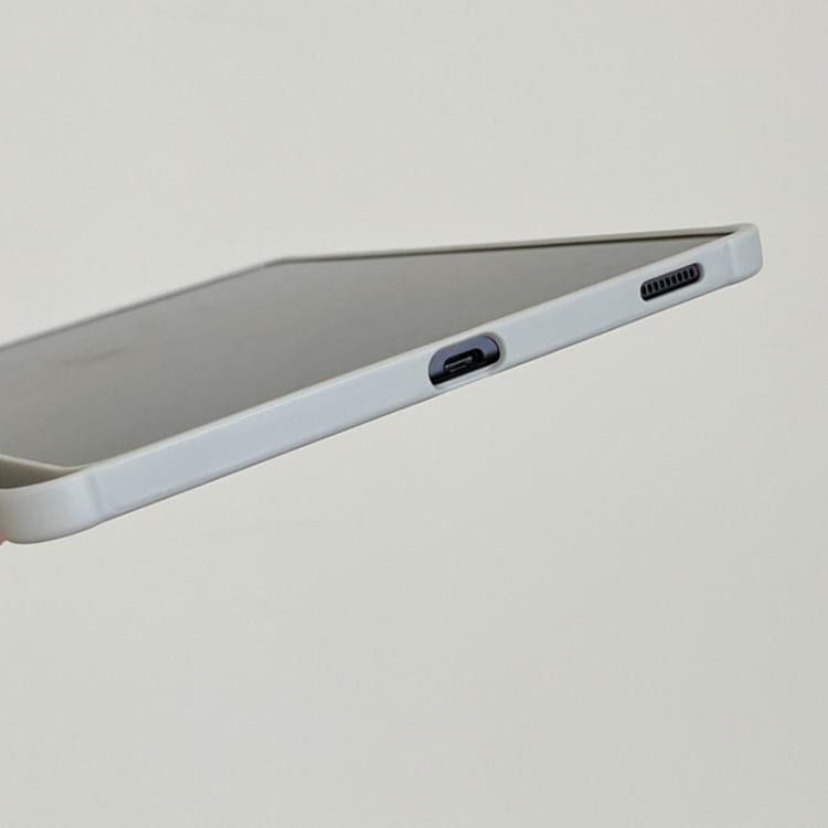 For Samsung Galaxy Tab S8 X700 Frosted Acrylic PC Tablet Case with Pen Slot(White) by bashfashion