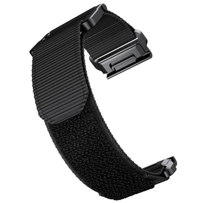 For Garmin QuickFit 26mm Kalebol Loop Nylon Buckle Watch Band(Black) by Kalebol