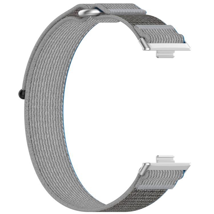 For Huawei Watch Fit3 Kalebol Wild Path Nylon Strap(Blue + Grey) by Kalebol