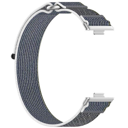 For Huawei Watch Fit3 Kalebol Wild Path Nylon Strap(Green + Grey) by Kalebol
