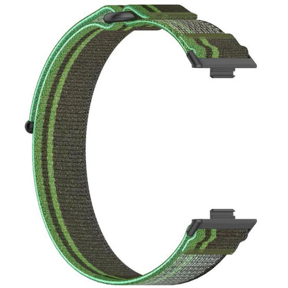 For Huawei Watch Fit3 Kalebol Wild Path Nylon Strap(Dark Green) by Kalebol