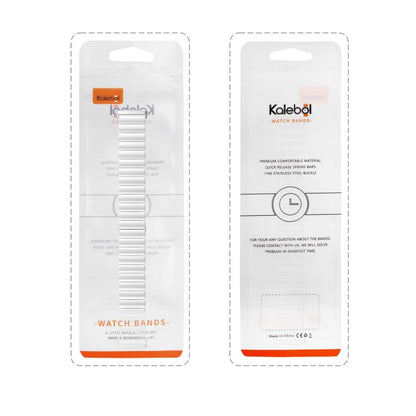 For Huawei Watch Fit3 Kalebol Solid Stainless Steel Strap(Gold) by Kalebol