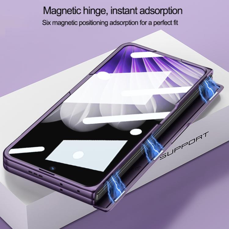 For OPPO Find N5 GKK Magnetic Hinge Rotation Holder Film Integrated MagSafe Phone Case(Black) by GKK