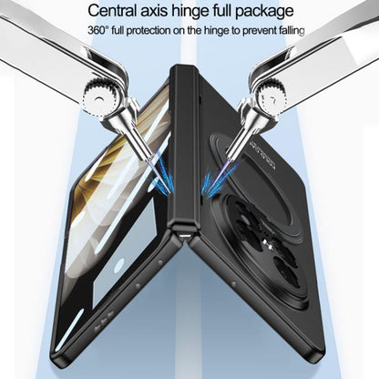 For OPPO Find N5 GKK Magnetic Hinge Rotation Holder Film Integrated MagSafe Phone Case(Black) by GKK