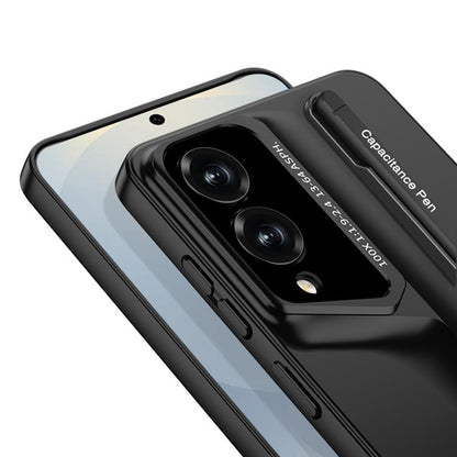 For Samsung Galaxy S25 Edge 5G GKK Blade Ultra-thin Full Coverage Phone Case with Pen(Grey) by GKK