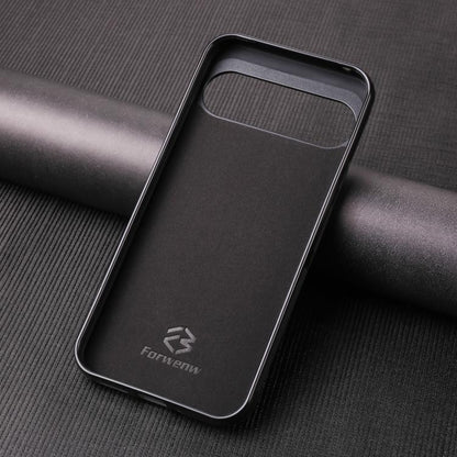 For Google Pixel 9 / 9 Pro Forwenw F5 Series Integrated Card Bag Phone Case(Black) by Forwenw
