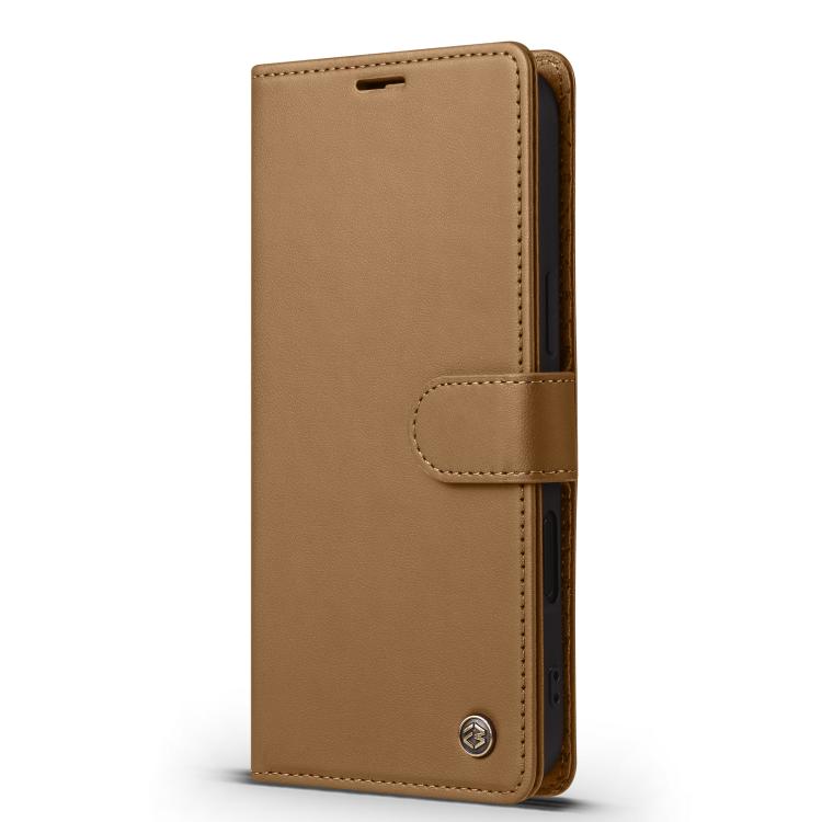For iPhone 16 Plus Forwenw F6 Series RFID Leather Phone Case(Brown) by Forwenw