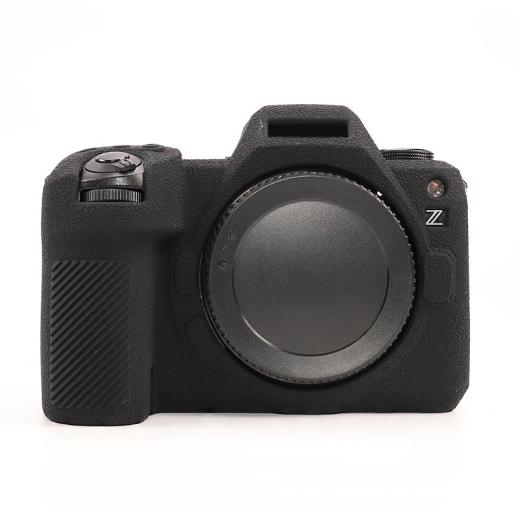 For Nikon Z6III Litchi Texture Soft Silicone Protective Case(Black) by bashfashion