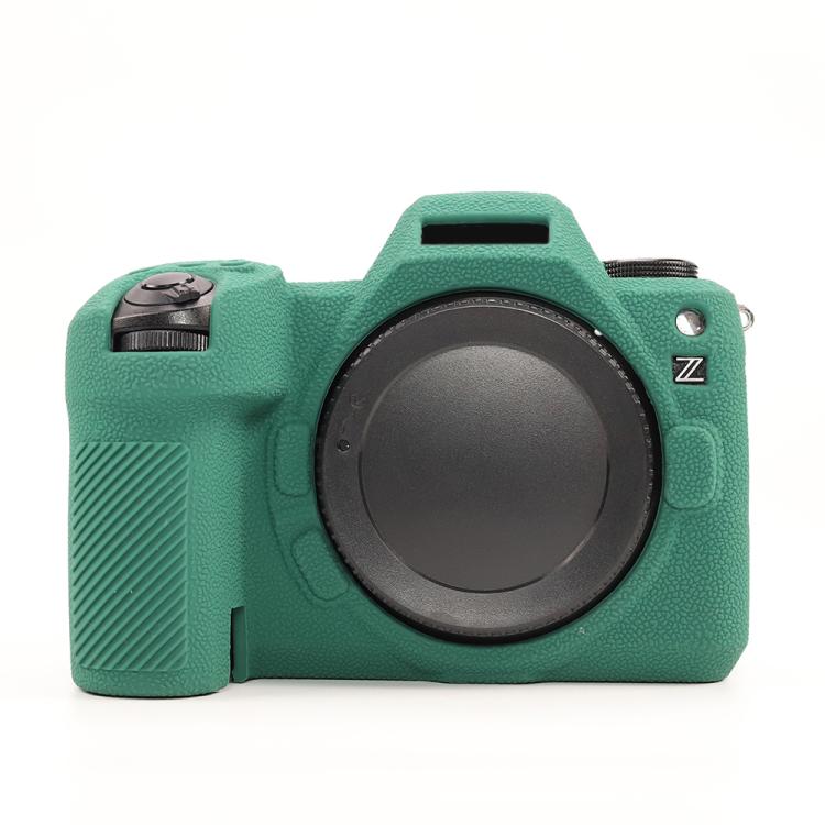 For Nikon Z6III Litchi Texture Soft Silicone Protective Case(Green) by bashfashion
