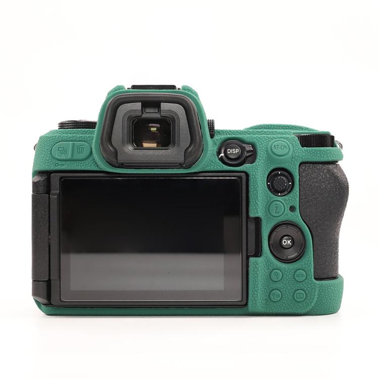 For Nikon Z6III Litchi Texture Soft Silicone Protective Case(Green) by bashfashion