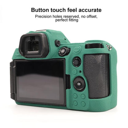 For Nikon Z6III Litchi Texture Soft Silicone Protective Case(Green) by bashfashion