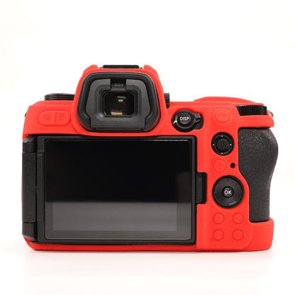 For Nikon Z6III Litchi Texture Soft Silicone Protective Case(Red) by bashfashion