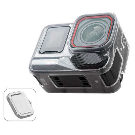 For Insta360 Ace / Ace Pro / Pro 2 Body Soft TPU Protective Case with Lens Cover(Transparent) by bashfashion