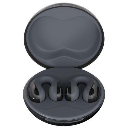 F13 Ear-Hook Noise Reduction 13mm Moving Coil HIFI BT 5.4 Wireless Earphones(Black) by bashfashion