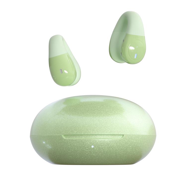 F13 Ear-Hook Noise Reduction 13mm Moving Coil HIFI BT 5.4 Wireless Earphones(Green) by bashfashion