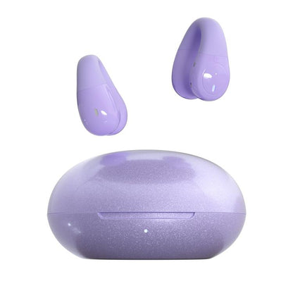 F13 Ear-Hook Noise Reduction 13mm Moving Coil HIFI BT 5.4 Wireless Earphones(Purple) by bashfashion