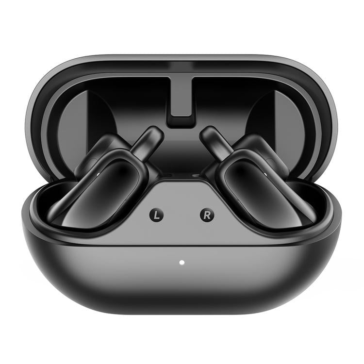 F18 Ear-Hook ANC Noise Reduction Air Conduction HIFI BT 5.4 Wireless Earphones(Black) by bashfashion