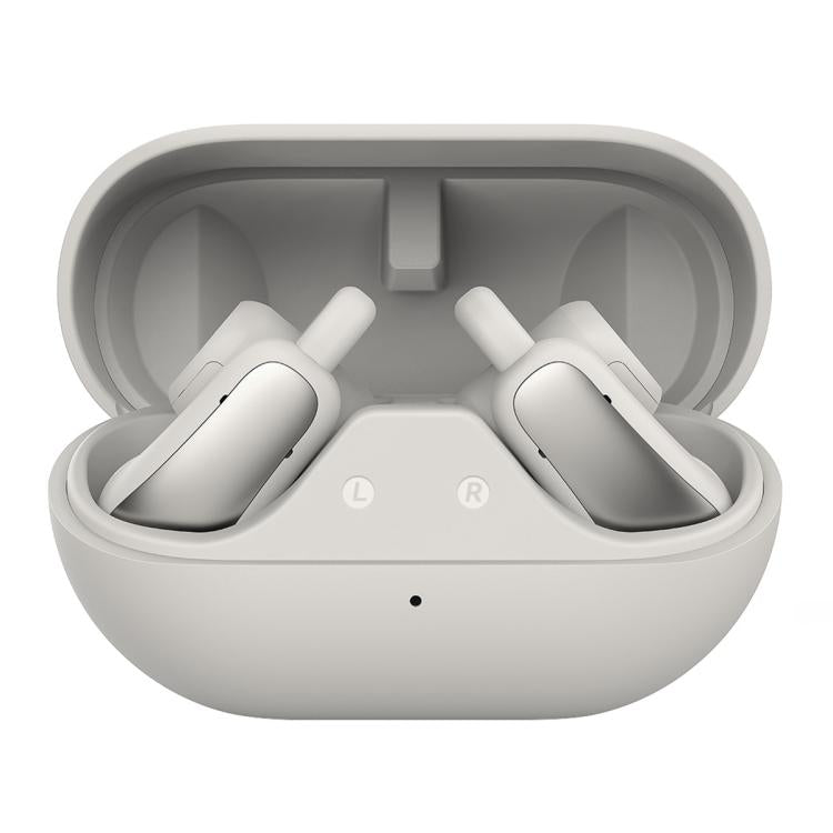 F18 Ear-Hook ANC Noise Reduction Air Conduction HIFI BT 5.4 Wireless Earphones(White) by bashfashion