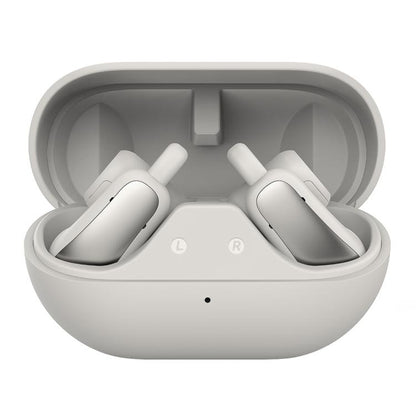 F18 Ear-Hook ANC Noise Reduction Air Conduction HIFI BT 5.4 Wireless Earphones(White) by bashfashion