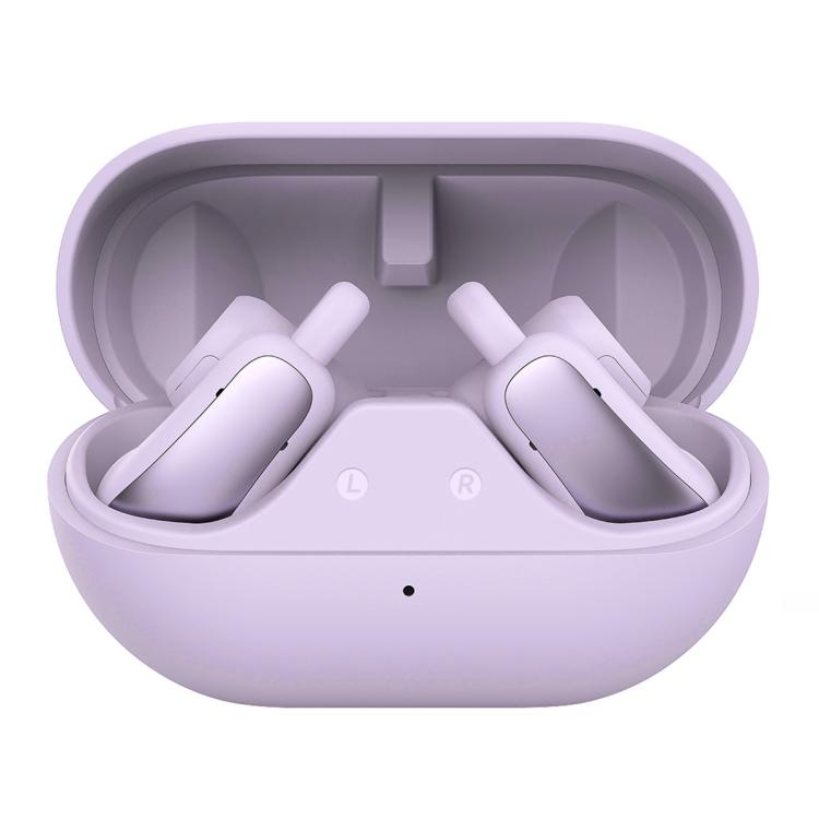 F18 Ear-Hook ANC Noise Reduction Air Conduction HIFI BT 5.4 Wireless Earphones(Purple) by bashfashion