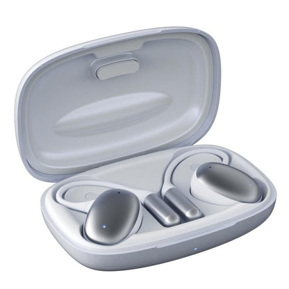 F20 Ear-Hook ANC Noise Reduction BT 5.4 IPX5 Wireless Earphones(White) by bashfashion