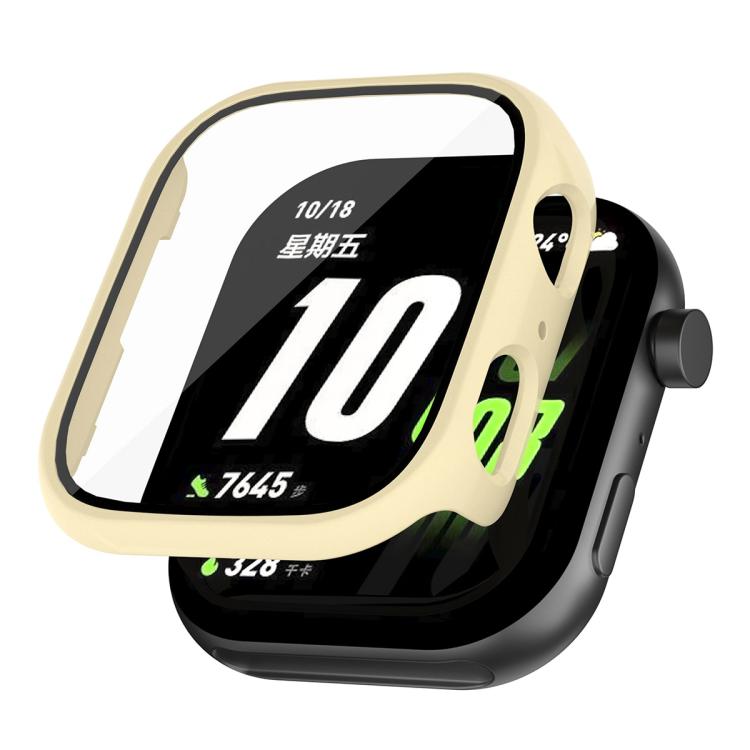 For Honor ROSSINI 2i Tempered Film Integrated PC Watch Protective Case(Ivory White) by bashfashion