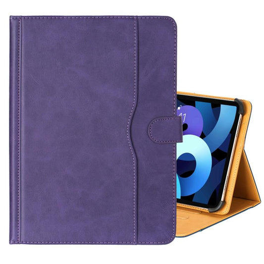 7-8 inch Two-Color Cowhide Leather Tablet Case(Purple) by bashfashion