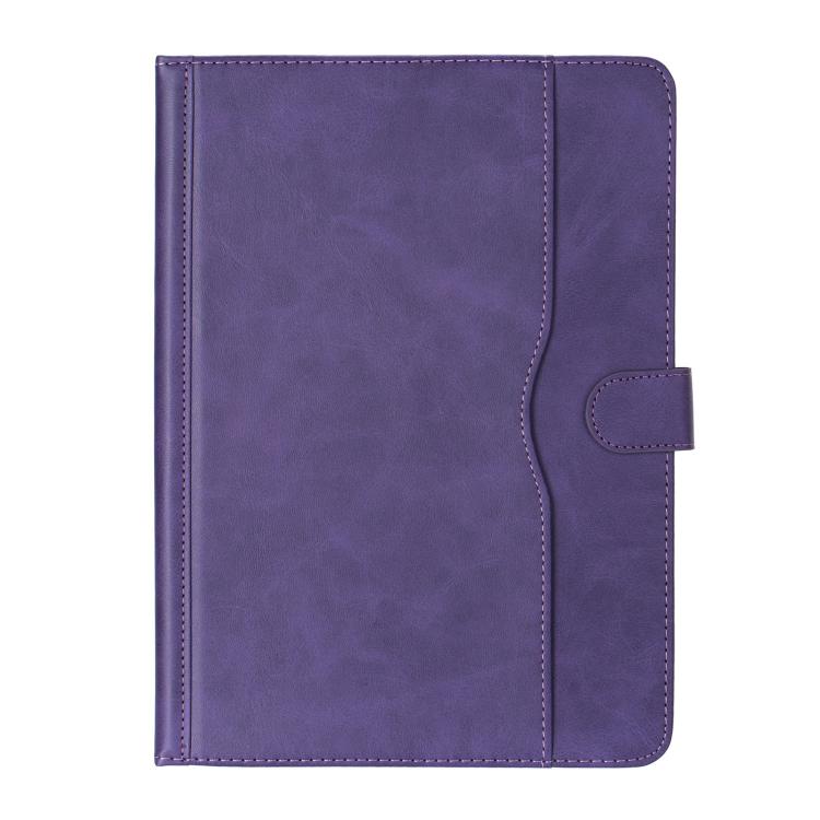 7-8 inch Two-Color Cowhide Leather Tablet Case(Purple) by bashfashion