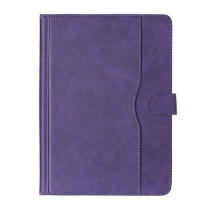 7-8 inch Two-Color Cowhide Leather Tablet Case(Purple) by bashfashion