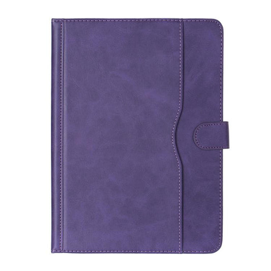7-8 inch Two-Color Cowhide Leather Tablet Case(Purple) by bashfashion