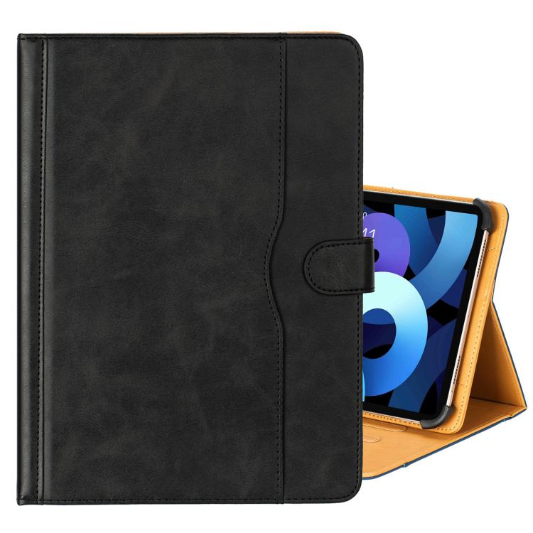 9-10 inch Two-Color Cowhide Leather Tablet Case(Black) by bashfashion