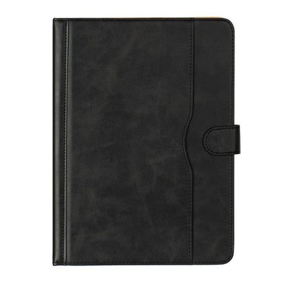 9-10 inch Two-Color Cowhide Leather Tablet Case(Black) by bashfashion